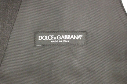 Dolce & Gabbana Sleek Gray Wool Dress Vest - Sandy Store ByNet