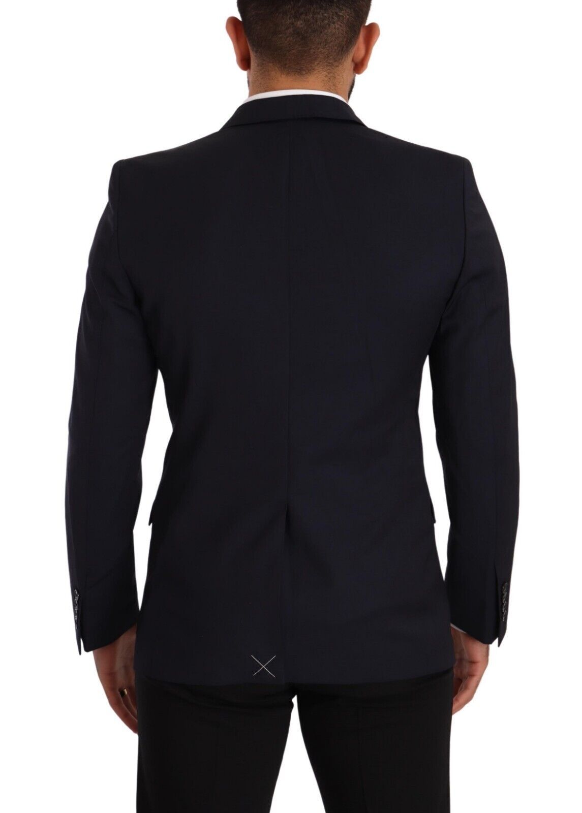 Dolce & Gabbana Sleek Navy Martini Slim Fit Wool Blazer - Sandy Store ByNet