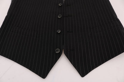 Dolce & Gabbana Sleek Striped Waistcoat Vest - Sandy Store ByNet