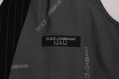 Dolce & Gabbana Sleek Striped Waistcoat Vest - Sandy Store ByNet