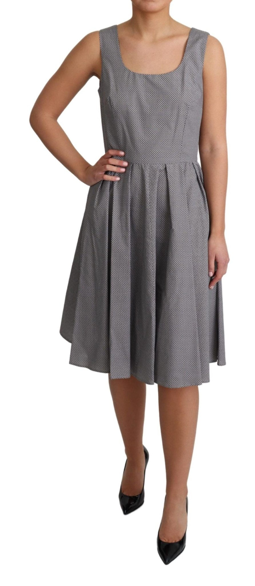 Dolce & Gabbana Sleeveless Geometric A - Line Dress - Sandy Store ByNet