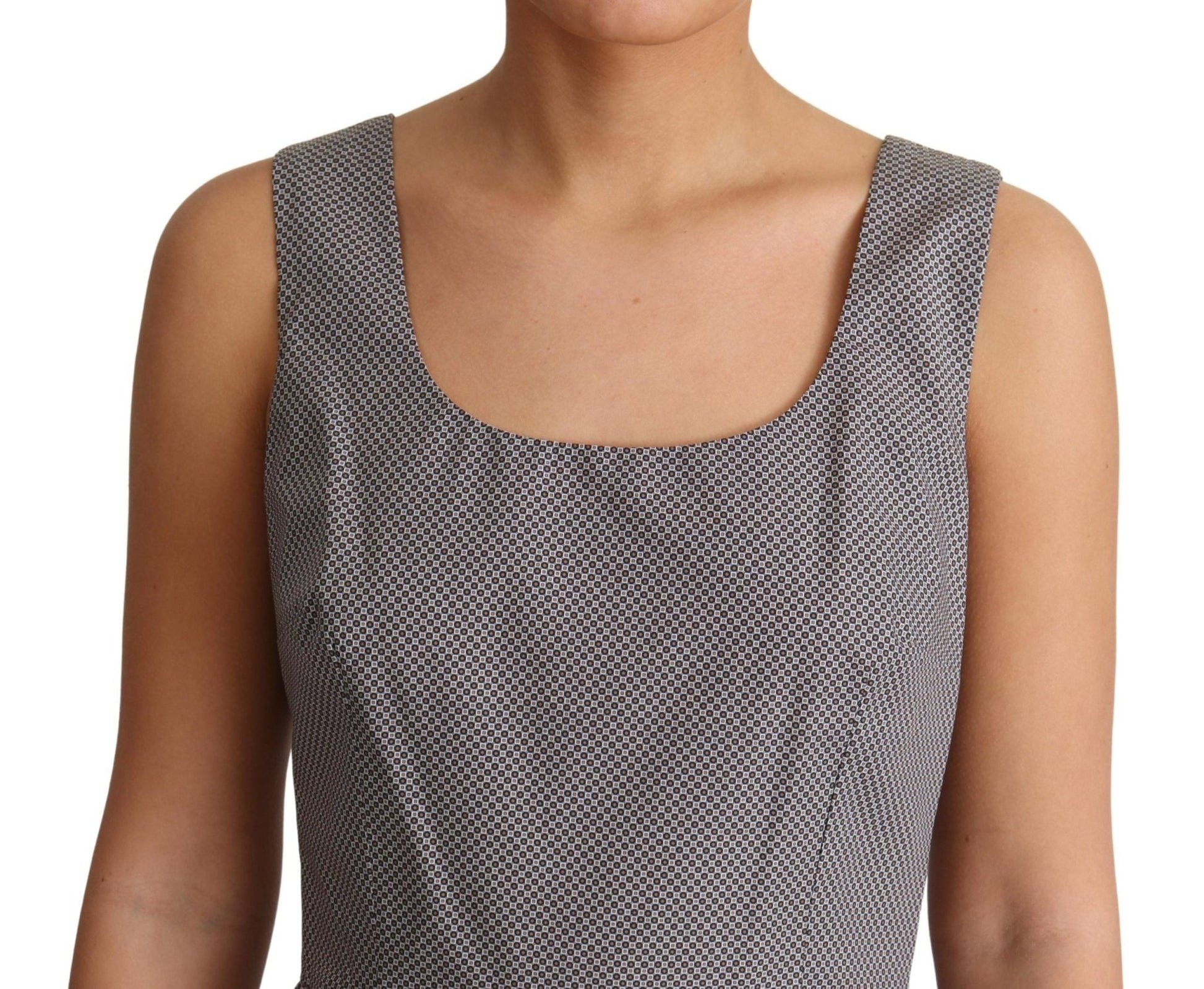 Dolce & Gabbana Sleeveless Geometric A - Line Dress - Sandy Store ByNet