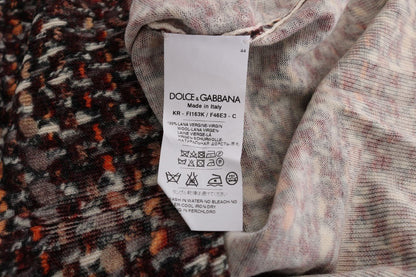 Dolce & Gabbana Sleeveless Multicolor Knit Wool Top - Sandy Store ByNet