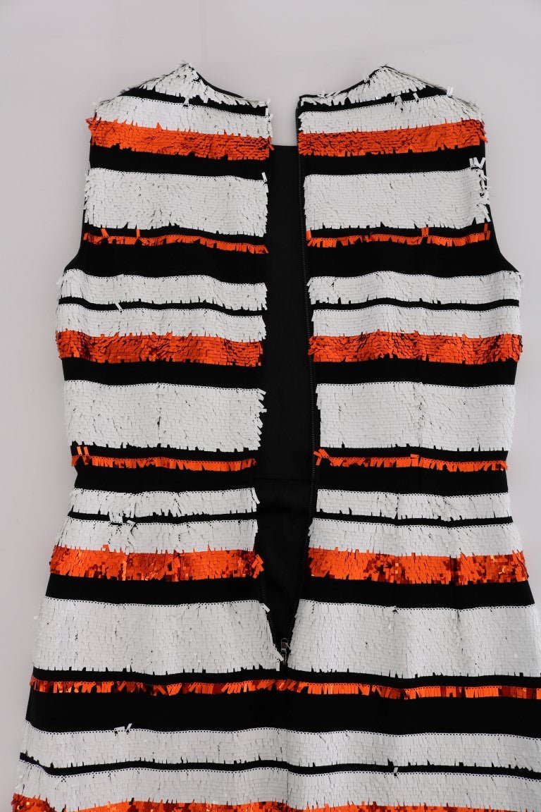 Dolce & Gabbana Sleeveless Striped Sheath Dress - Sandy Store ByNet