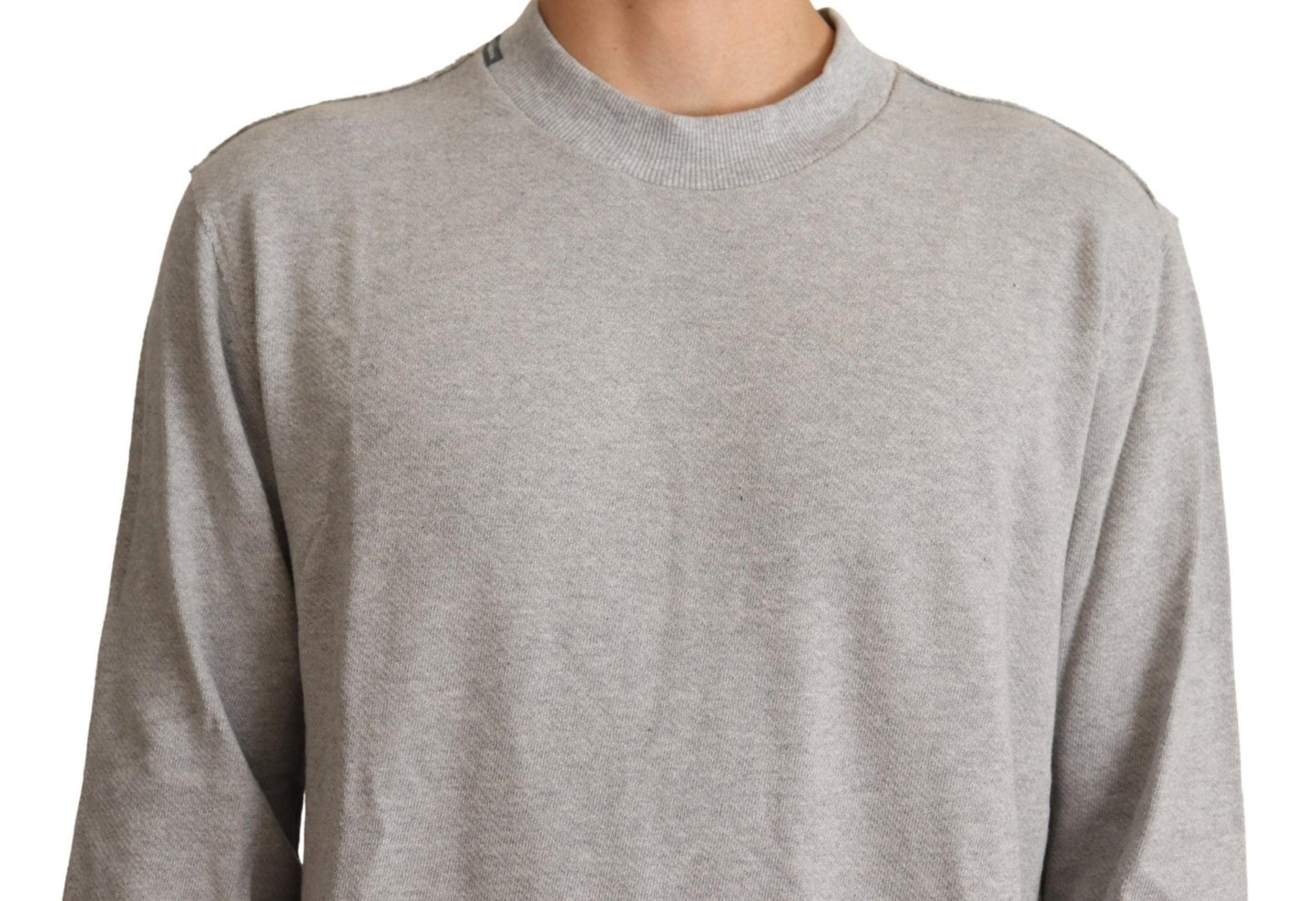 Dolce & Gabbana Sophisticated Gray Crewneck Sweater - Sandy Store ByNet