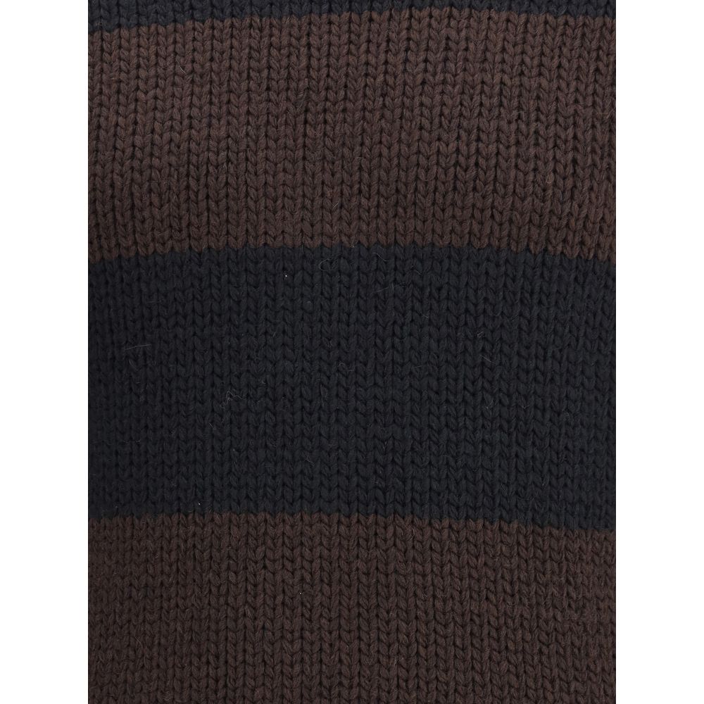 Dolce & Gabbana Striped Wool - Blend Turtleneck – IT48 | M par Dolce & Gabbana | Disponible sur Sandy Store ByNet