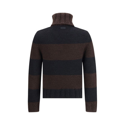 Dolce & Gabbana Striped Wool - Blend Turtleneck – IT48 | M par Dolce & Gabbana | Disponible sur Sandy Store ByNet