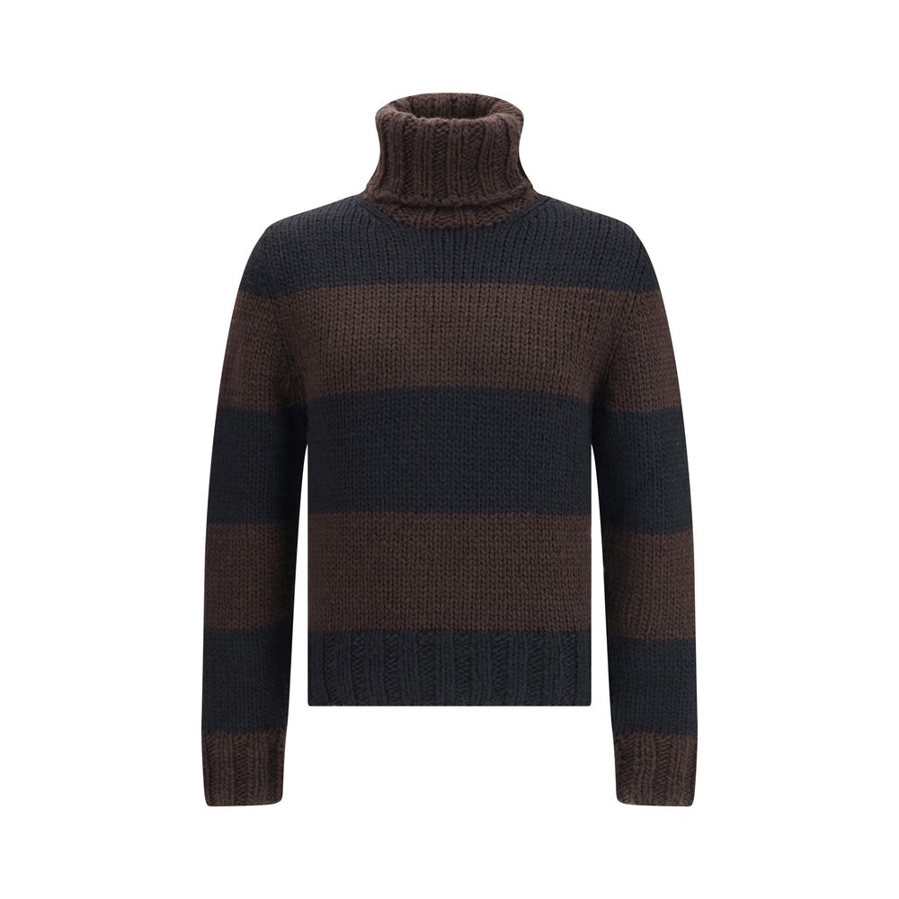Dolce & Gabbana Striped Wool - Blend Turtleneck – IT48 | M par Dolce & Gabbana | Disponible sur Sandy Store ByNet