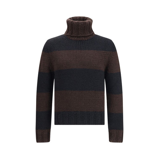 Dolce & Gabbana Striped Wool - Blend Turtleneck – IT48 | M par Dolce & Gabbana | Disponible sur Sandy Store ByNet