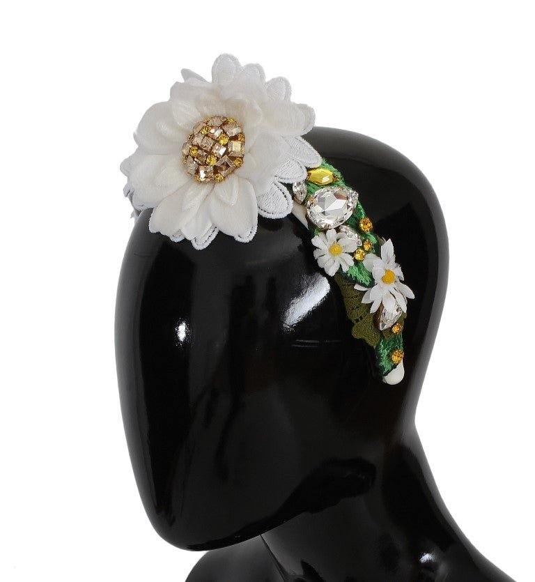 Dolce & Gabbana Sunflower Crystal Luxury Headband - Sandy Store ByNet