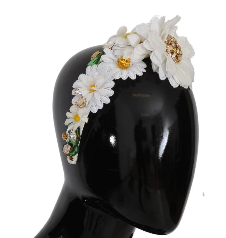 Dolce & Gabbana Sunflower Crystal Luxury Headband - Sandy Store ByNet