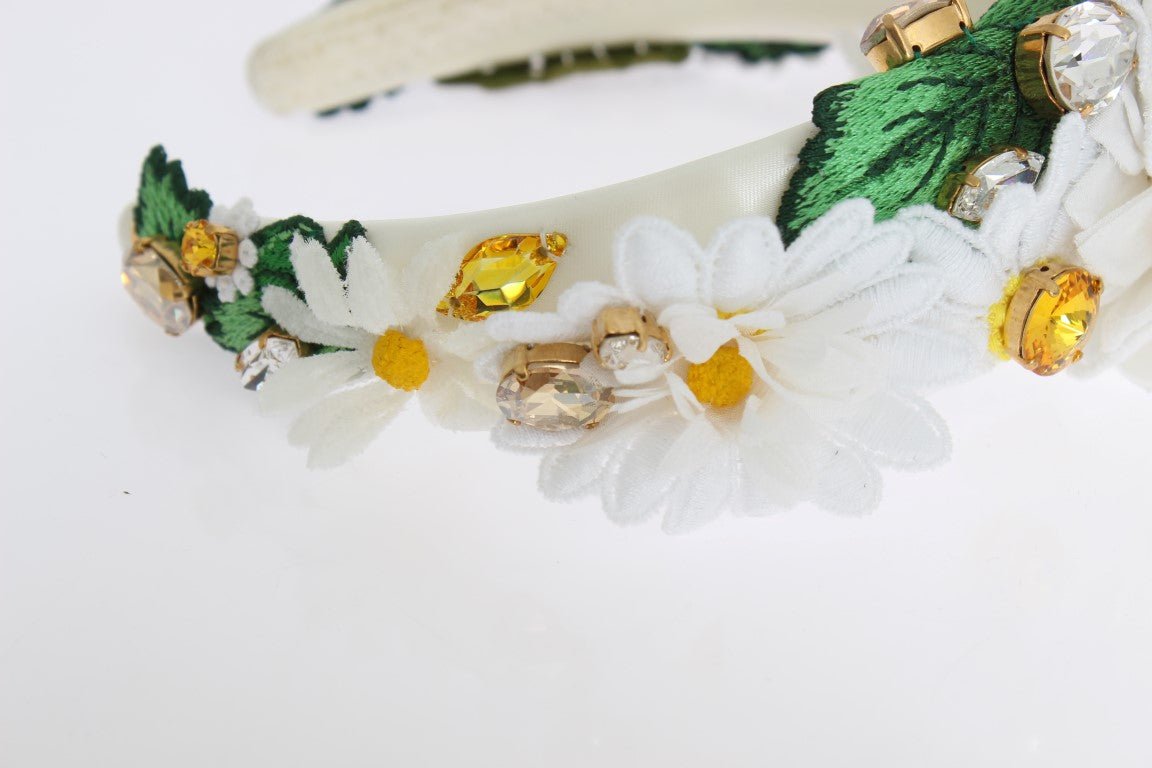 Dolce & Gabbana Sunflower Crystal Luxury Headband - Sandy Store ByNet