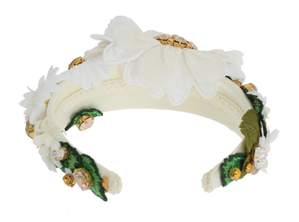 Dolce & Gabbana Sunflower Crystal Luxury Headband - Sandy Store ByNet