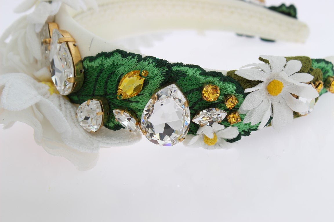 Dolce & Gabbana Sunflower Crystal Luxury Headband - Sandy Store ByNet