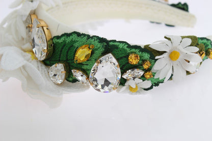 Dolce & Gabbana Sunflower Crystal Luxury Headband - Sandy Store ByNet