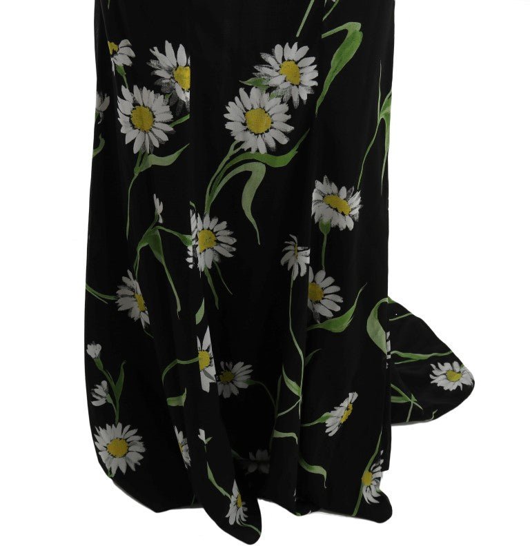 Dolce & Gabbana Sunflower Print Full Length Sheath Dress - Sandy Store ByNet