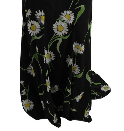Dolce & Gabbana Sunflower Print Full Length Sheath Dress - Sandy Store ByNet