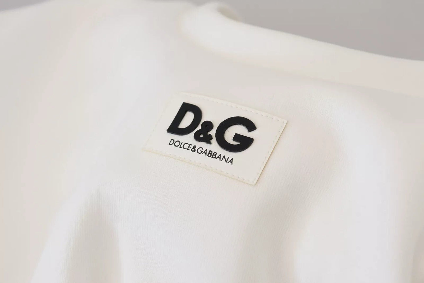 Dolce & Gabbana White Cotton Corset Stretch Top T-shirt – IT40|S par Dolce & Gabbana | Disponible sur Sandy Store ByNet
