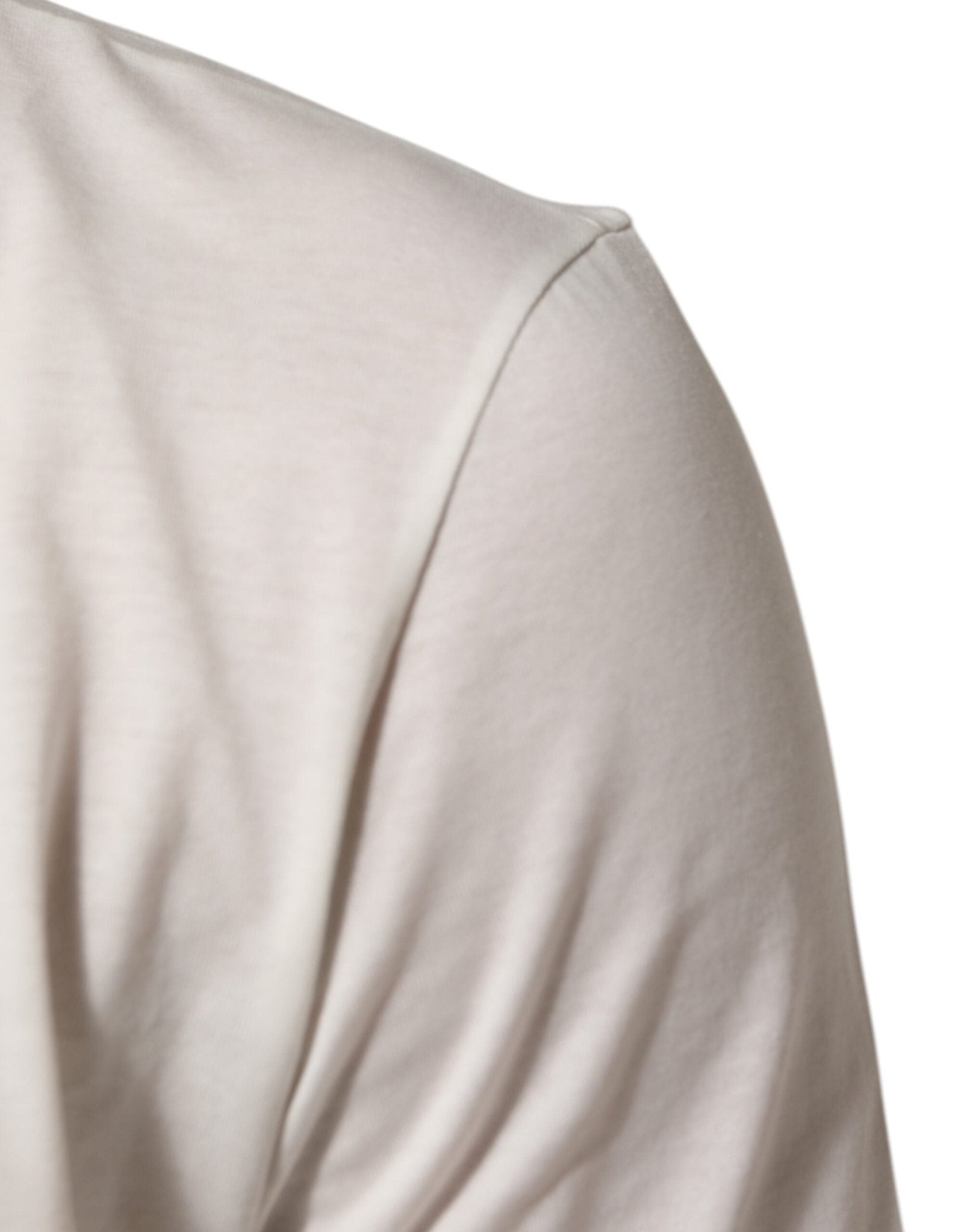 Dolce & Gabbana White Cotton Goodluck 2020 Crew Neck T-shirt – IT52 | XL par Dolce & Gabbana | Disponible sur Sandy Store ByNet