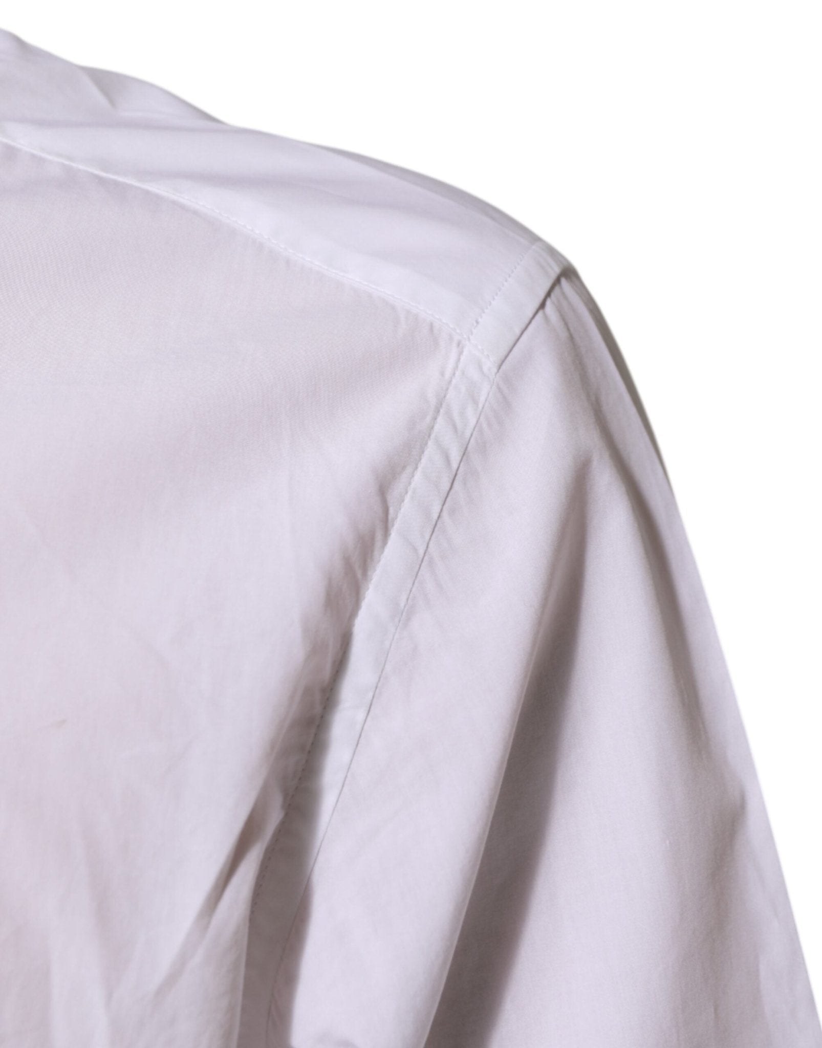 Dolce & Gabbana White Cotton MARTINI Men Formal Dress Shirt – IT42 | XL par Dolce & Gabbana | Disponible sur Sandy Store ByNet