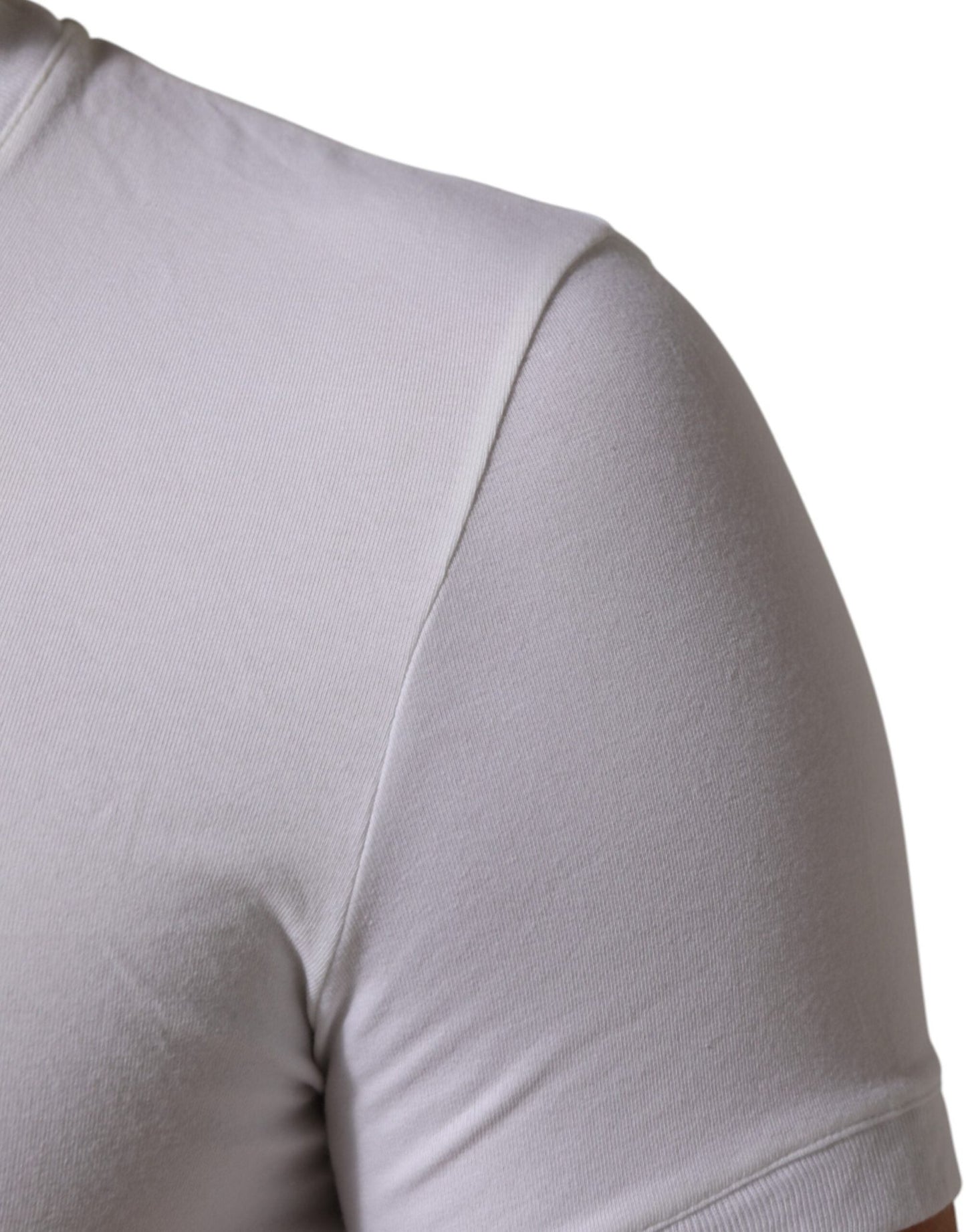 Dolce & Gabbana White Cotton Round Neck Underwear T-shirt – IT3 | XS par Dolce & Gabbana | Disponible sur Sandy Store ByNet
