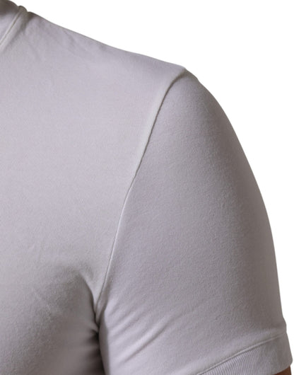 Dolce & Gabbana White Cotton Round Neck Underwear T-shirt – IT3 | XS par Dolce & Gabbana | Disponible sur Sandy Store ByNet