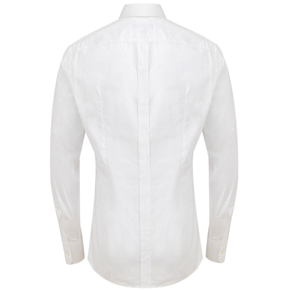 Dolce & Gabbana White Cotton Shirt - Sandy Store ByNet