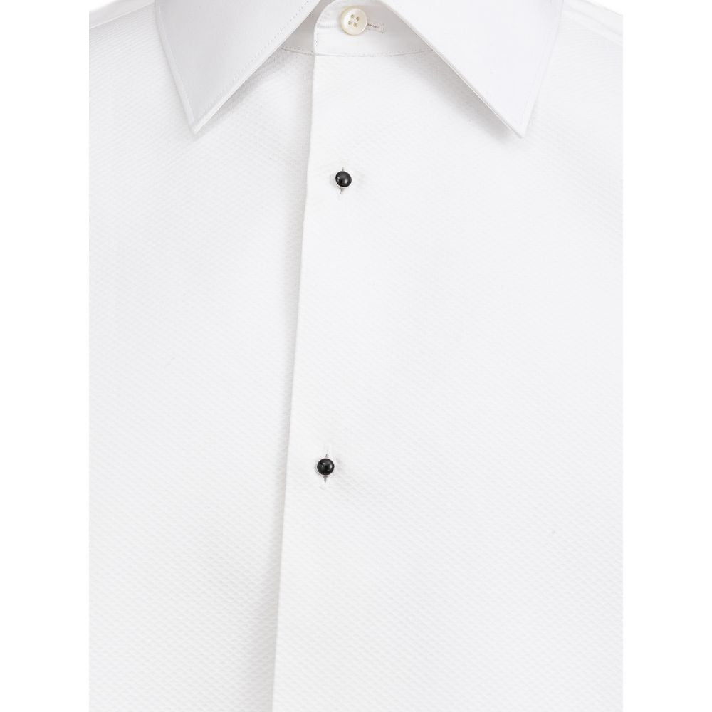 Dolce & Gabbana White Cotton Shirt - Sandy Store ByNet
