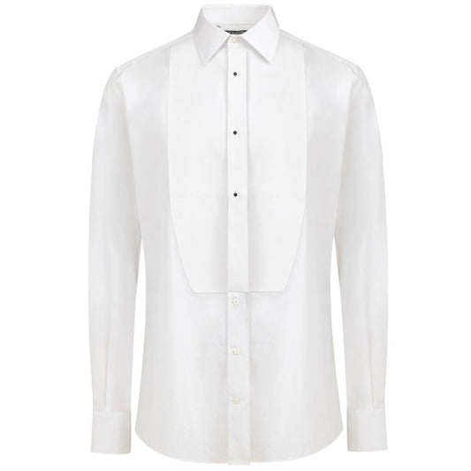 Dolce & Gabbana White Cotton Shirt - Sandy Store ByNet