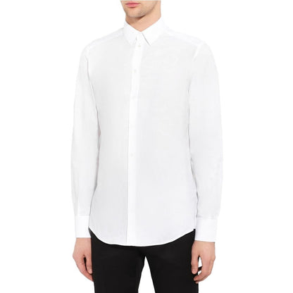Dolce & Gabbana White Cotton Shirt - Sandy Store ByNet