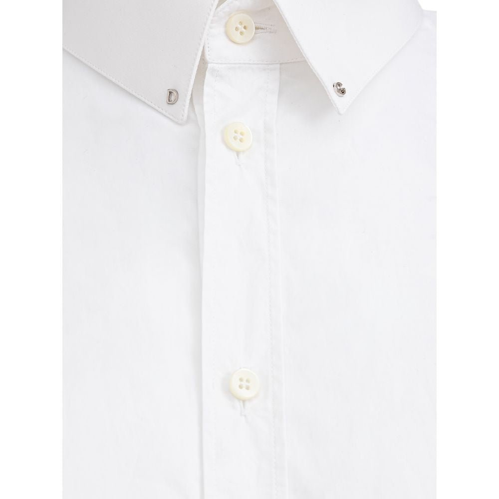 Dolce & Gabbana White Cotton Shirt - Sandy Store ByNet