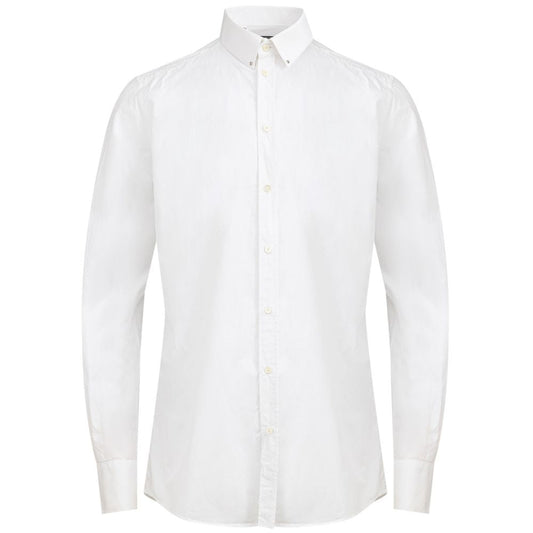 Dolce & Gabbana White Cotton Shirt - Sandy Store ByNet