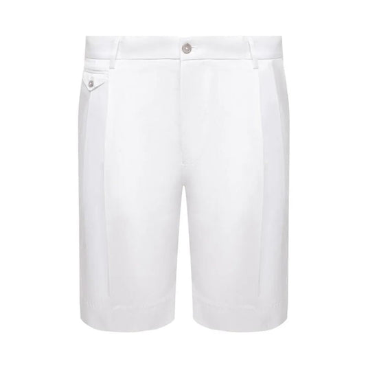 Dolce & Gabbana White Cotton Short - Sandy Store ByNet