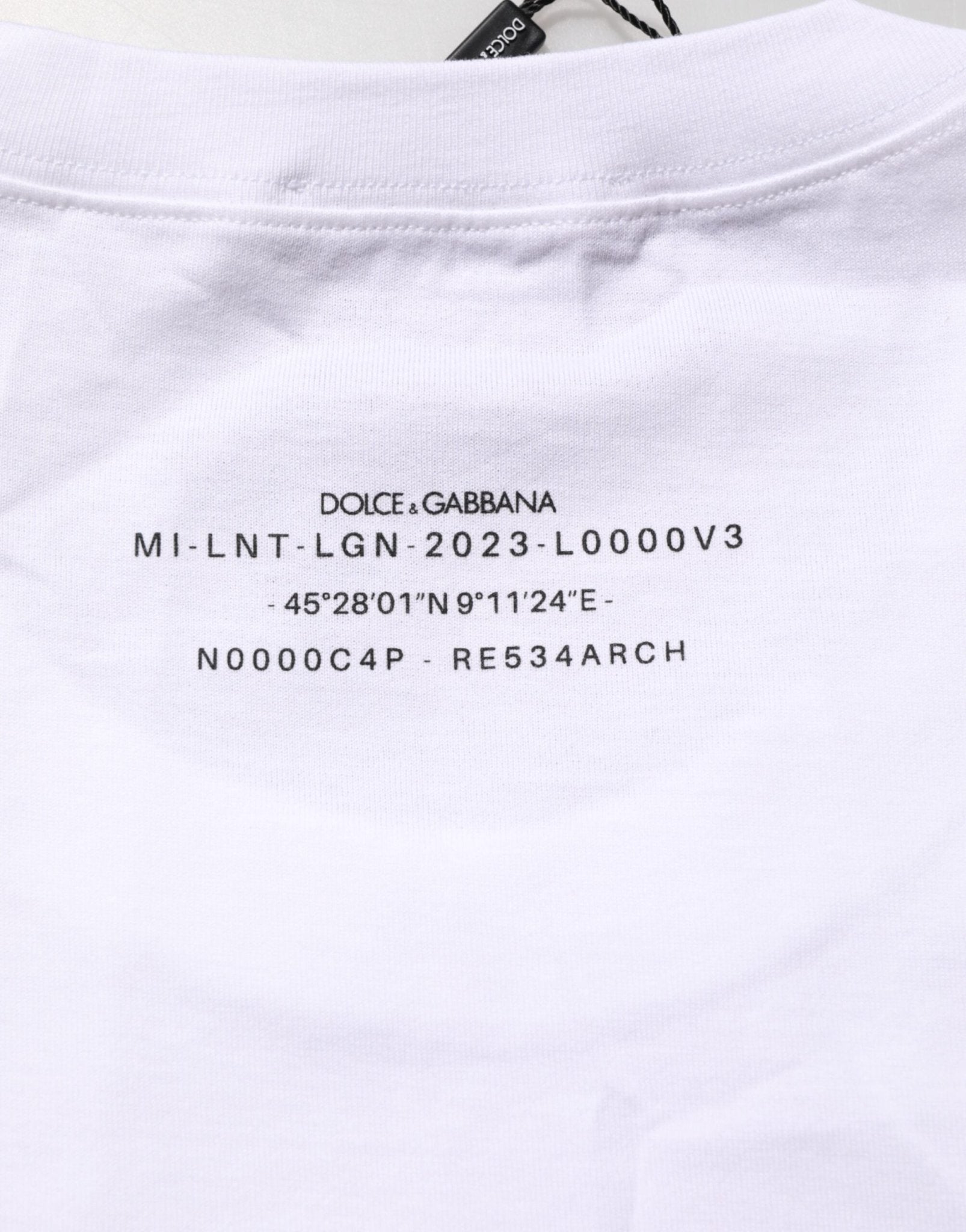 Dolce & Gabbana White Cotton Sleeveless Printed Tank T-shirt – IT44 | XS par Dolce & Gabbana | Disponible sur Sandy Store ByNet