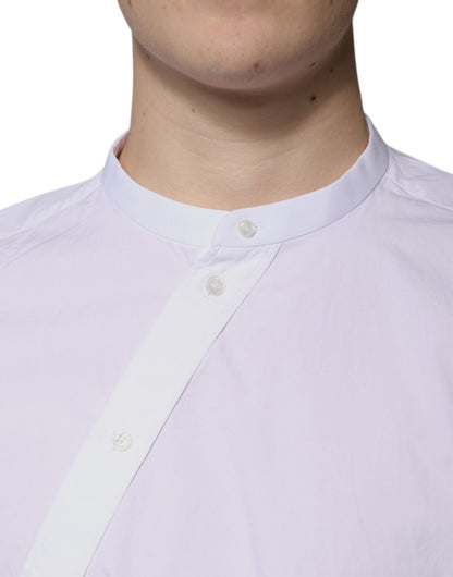Dolce & Gabbana White Cotton Slim Fit MARTINI Dress Shirt - Sandy Store ByNet