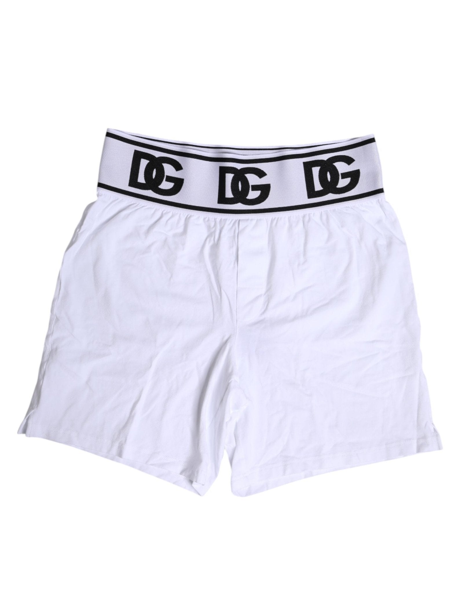 Dolce & Gabbana White Cotton Stretch Regular Boxer Underwear – IT5 | M par Dolce & Gabbana | Disponible sur Sandy Store ByNet
