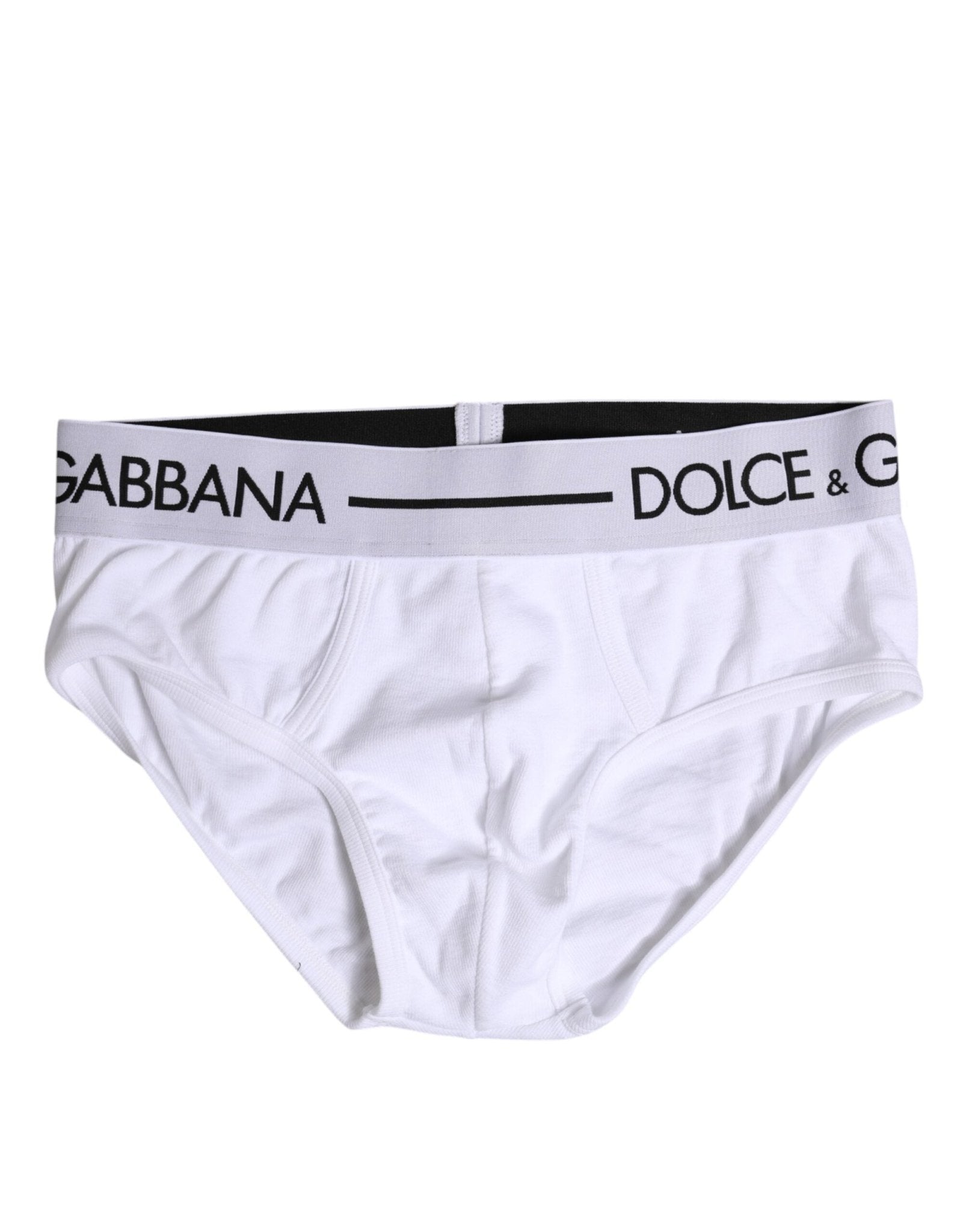 Dolce & Gabbana White Cotton Stretch Regular Brief Underwear – IT4 | S par Dolce & Gabbana | Disponible sur Sandy Store ByNet