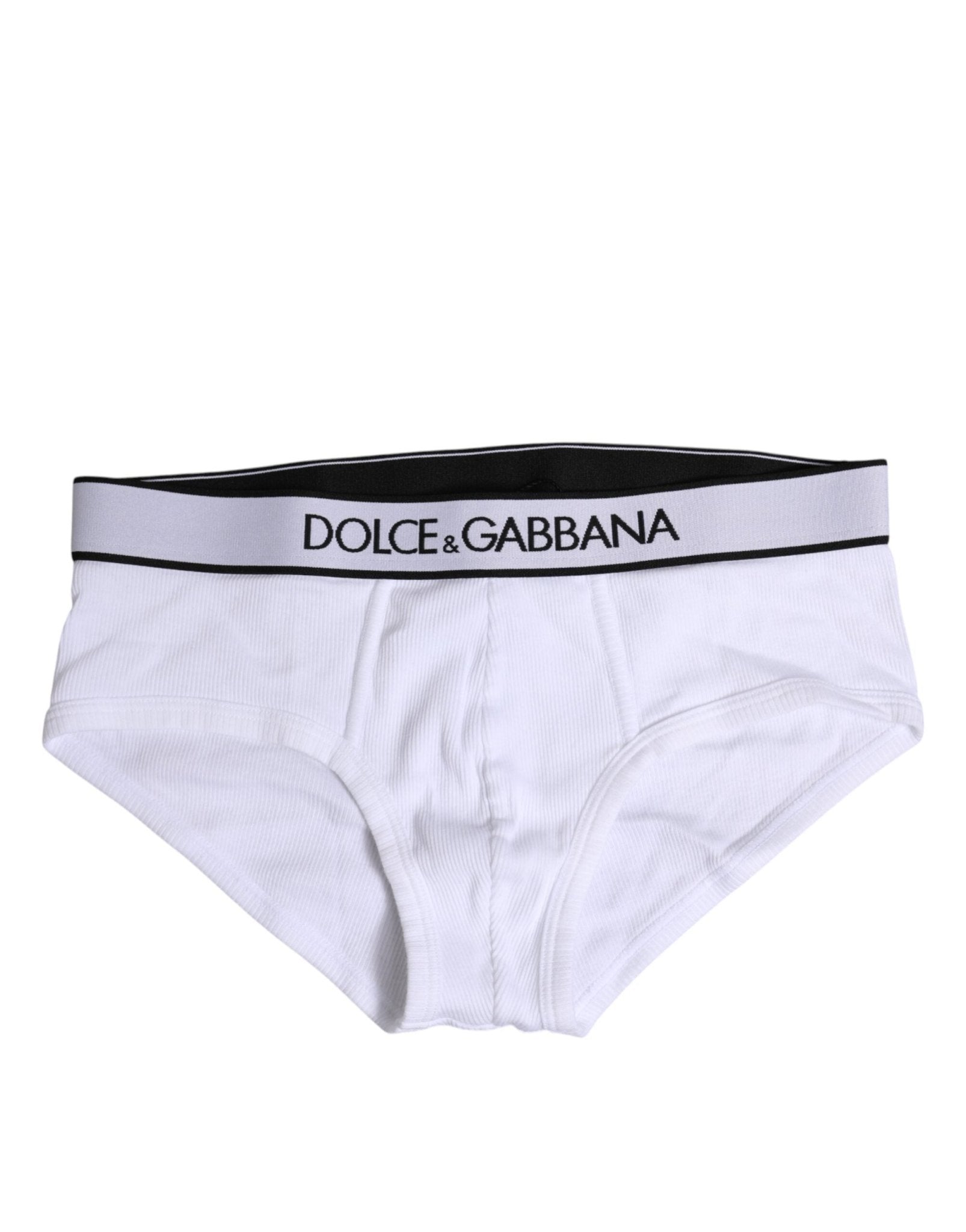Dolce & Gabbana White Cotton Stretch Regular Brief Underwear – IT4 | S par Dolce & Gabbana | Disponible sur Sandy Store ByNet