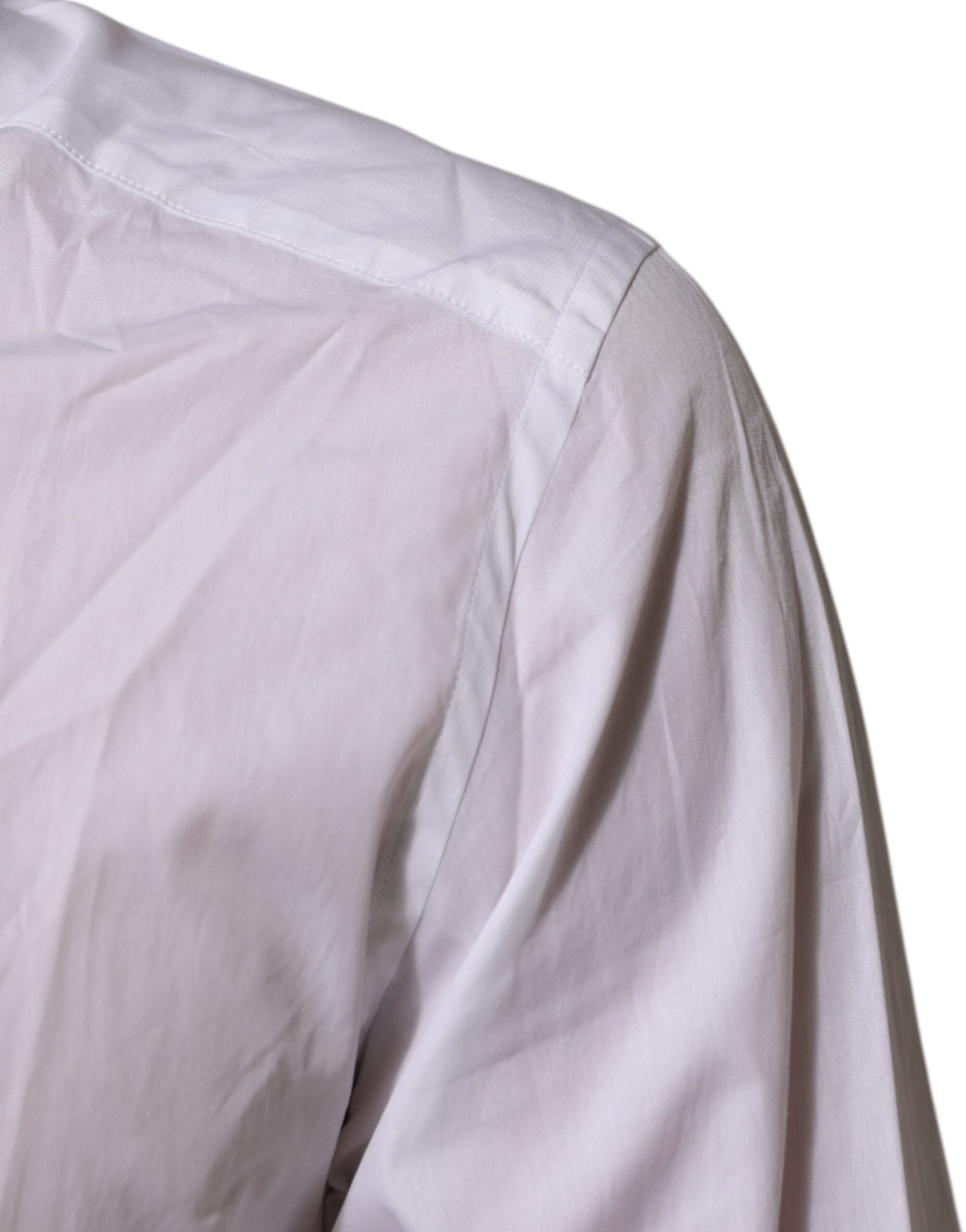 Dolce & Gabbana White Crown Collared GOLD Formal Dress Shirt – IT40 | M par Dolce & Gabbana | Disponible sur Sandy Store ByNet