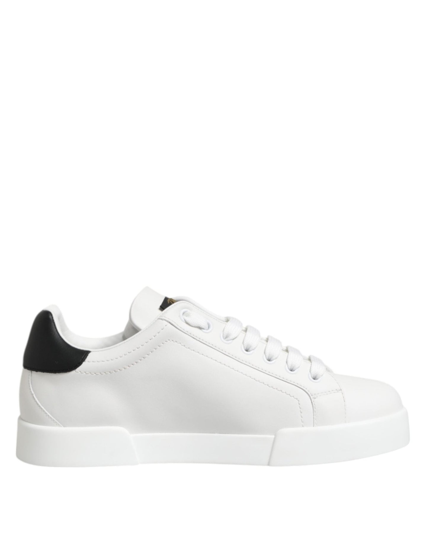 Dolce & Gabbana White Crown Patch Portofino Men Sneakers Shoes – EU39.5/US6.5 par Dolce & Gabbana | Disponible sur Sandy Store ByNet