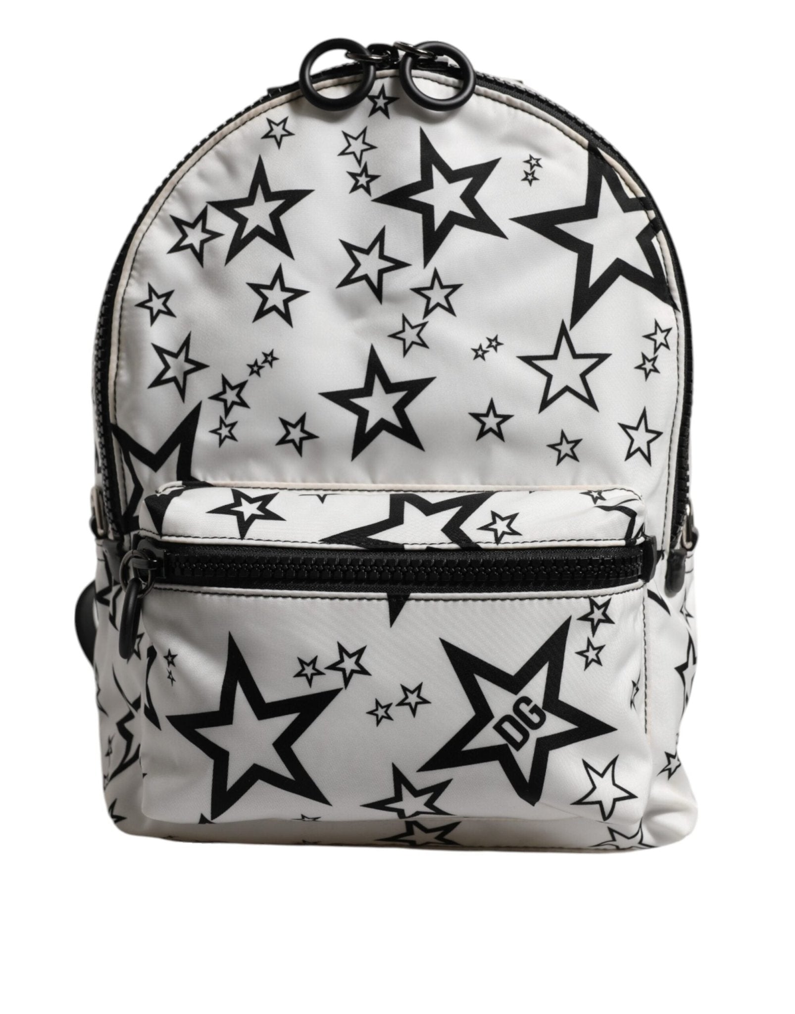 Dolce & Gabbana White DG Stars Print Nylon Travel Backpack Bag – par Dolce & Gabbana | Disponible sur Sandy Store ByNet
