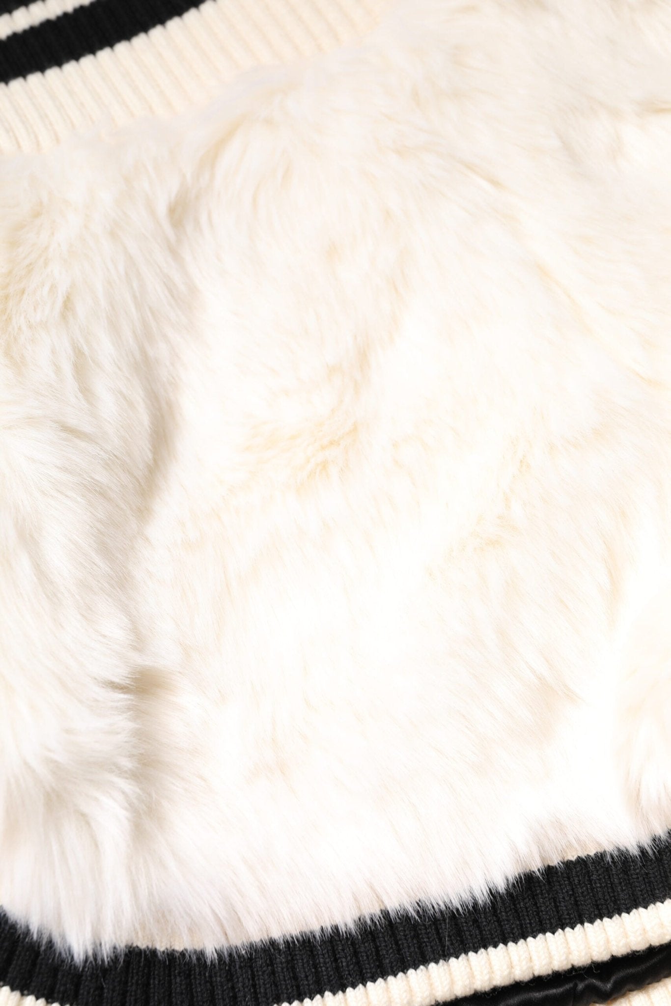 Dolce & Gabbana White Faux Fur High Waisted Hot Pants Short - Sandy Store ByNet