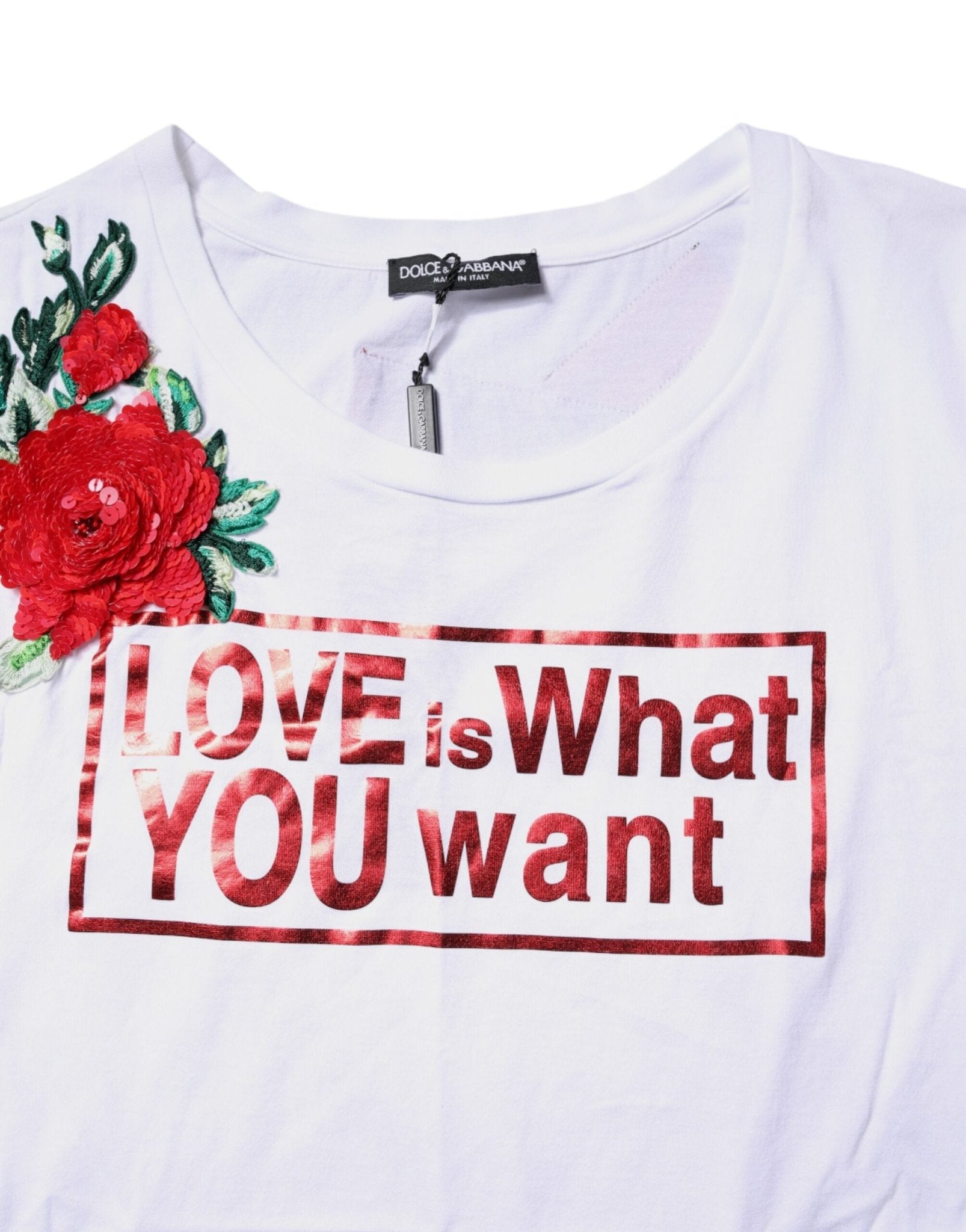 Dolce & Gabbana White Floral Graphic Print Sleeveless Tank Top - Sandy Store ByNet