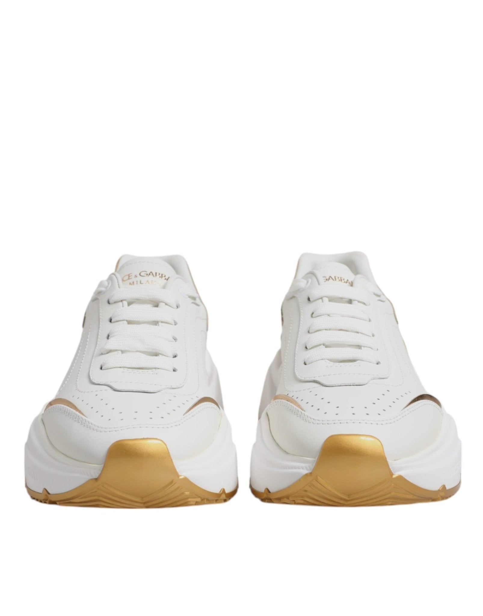 Dolce & Gabbana White Gold Daymaster Low Top Sneakers Shoes – EU36.5/US6 par Dolce & Gabbana | Disponible sur Sandy Store ByNet