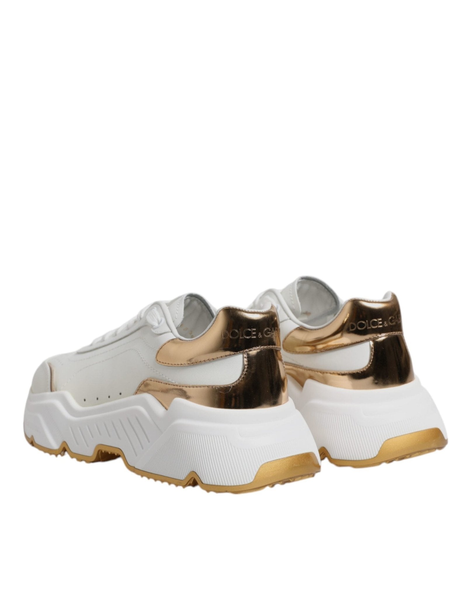 Dolce & Gabbana White Gold Daymaster Low Top Sneakers Shoes – EU36.5/US6 par Dolce & Gabbana | Disponible sur Sandy Store ByNet