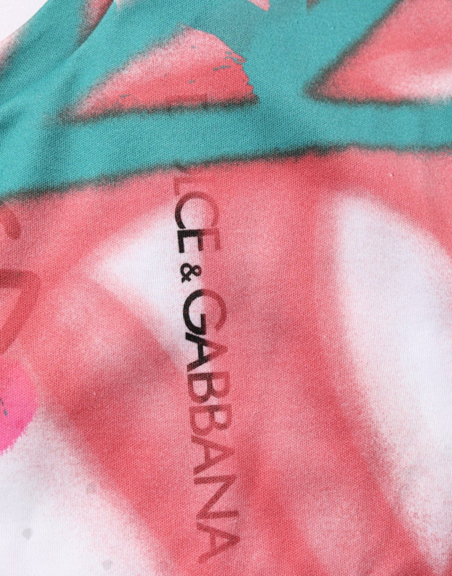 Dolce & Gabbana White Graffiti Crew Neck Short Sleeves T-shirt – M par Dolce & Gabbana | Disponible sur Sandy Store ByNet