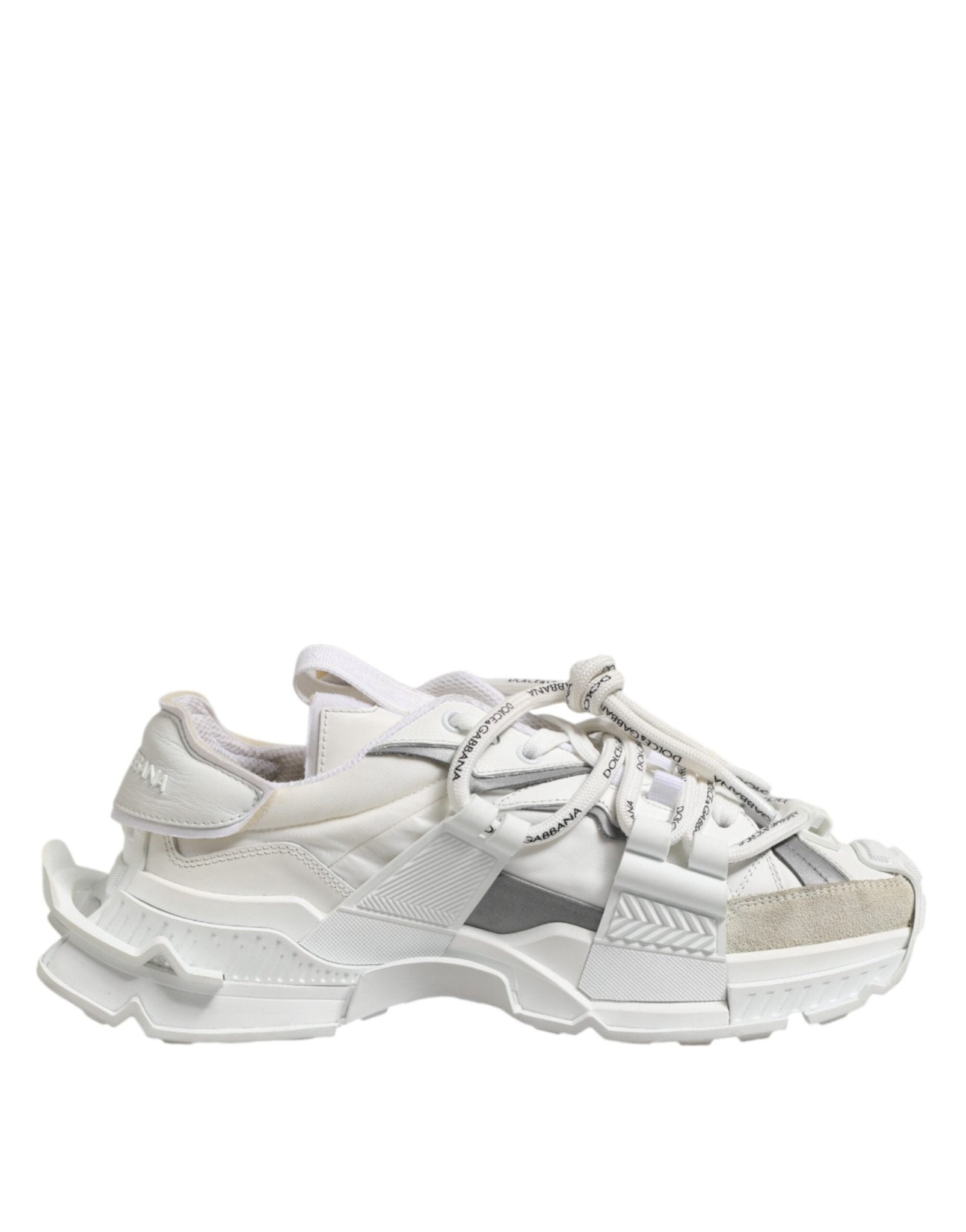 Dolce & Gabbana White Gray Low Top Space Sneakers Shoes – EU40.5/US7.5 par Dolce & Gabbana | Disponible sur Sandy Store ByNet