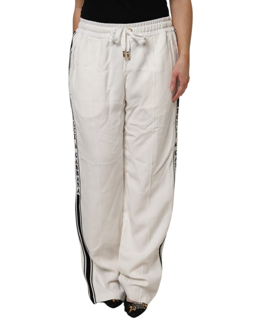 Dolce & Gabbana White Jogger Sweatpants Pants – IT48|XXL par Dolce & Gabbana | Disponible sur Sandy Store ByNet