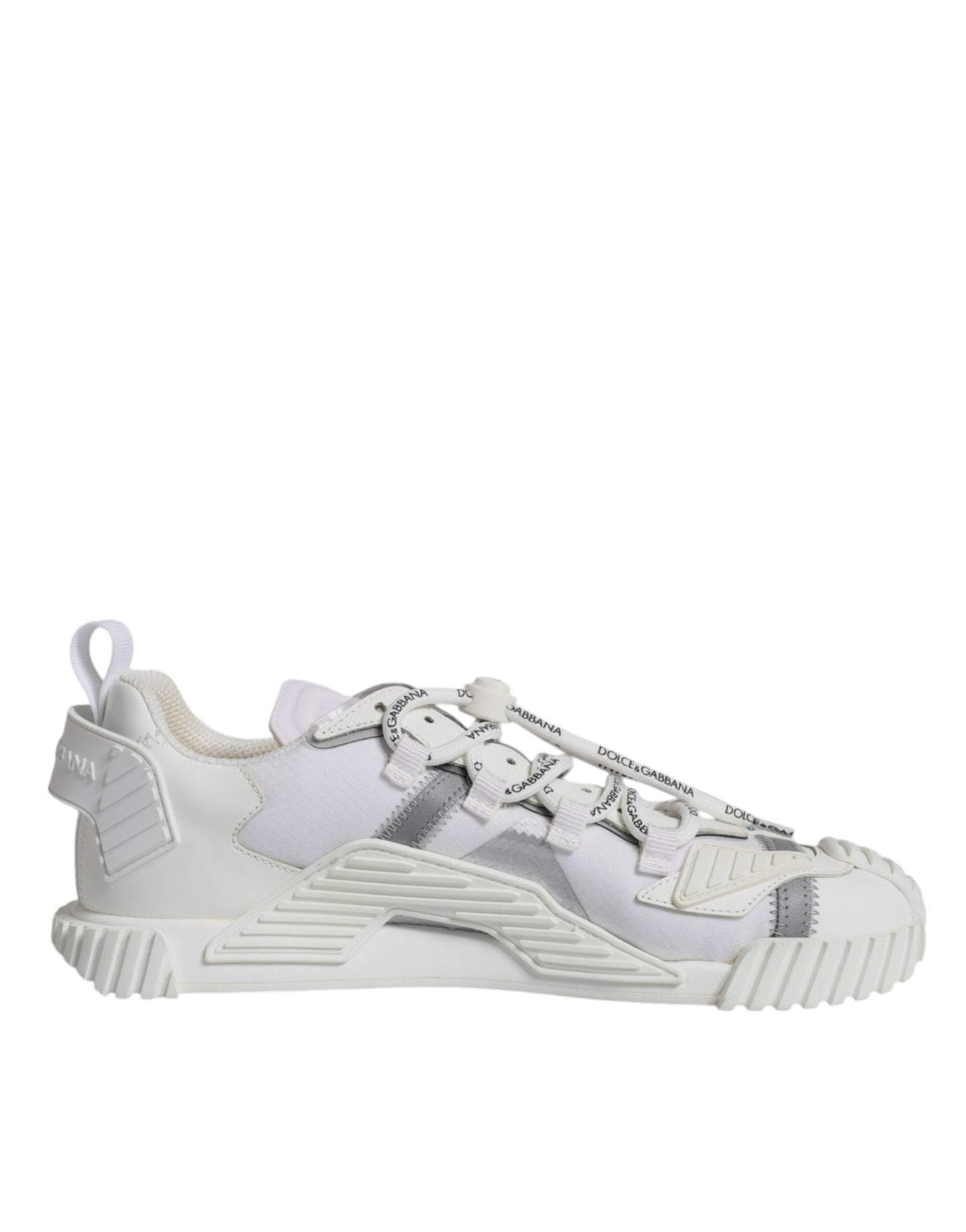 Dolce & Gabbana White Lace Up Low Top NS1 Sneakers Shoes – EU41/US8 par Dolce & Gabbana | Disponible sur Sandy Store ByNet