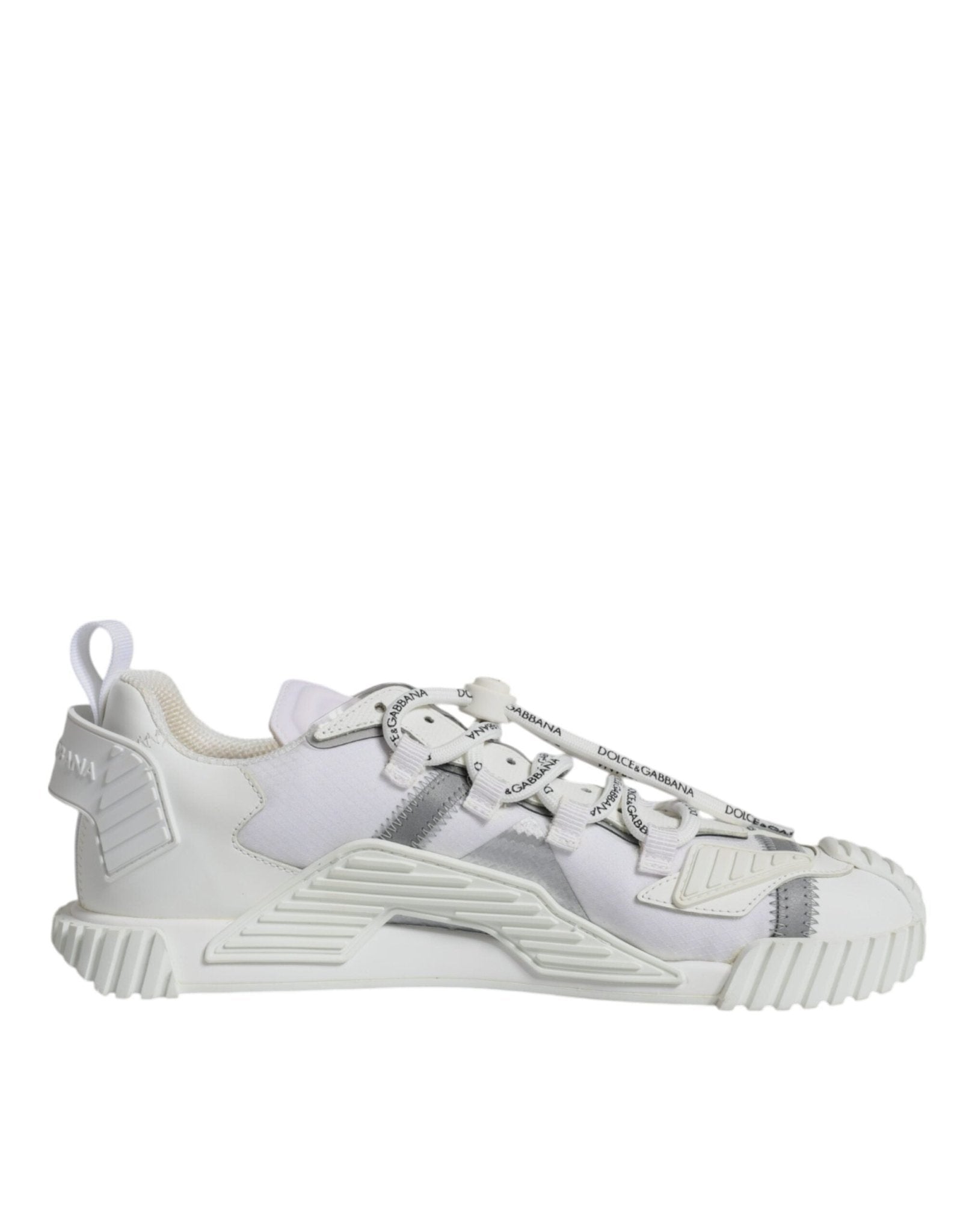 Dolce & Gabbana White Lace Up Low Top NS1 Sneakers Shoes – EU41/US8 par Dolce & Gabbana | Disponible sur Sandy Store ByNet